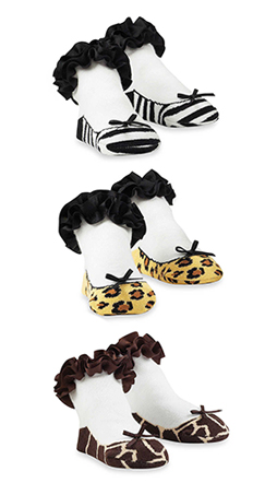 Mud Pie Animal Print Baby Socks Set