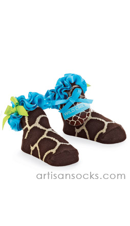 Giraffe Baby Socks by Mud Pie