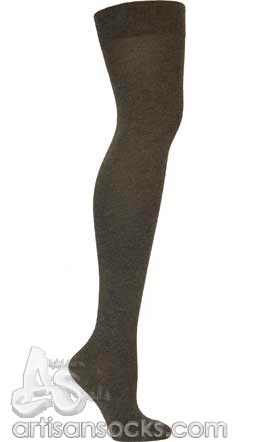 Ozone ANGORA JAMBIERE GRAY Angora Thigh High Socks