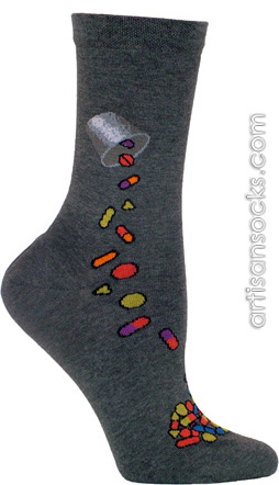 Ozone Meds Charcoal Crew Socks