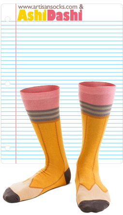 Pencil Crew Sock