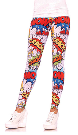 Comic Book Leggings