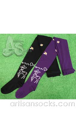 Scolar Japanese Stockings - Bambi Deer Tights - Purple