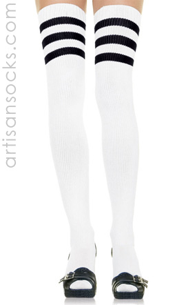 Sexy Stripes Socks -  Soccer Thigh Highs