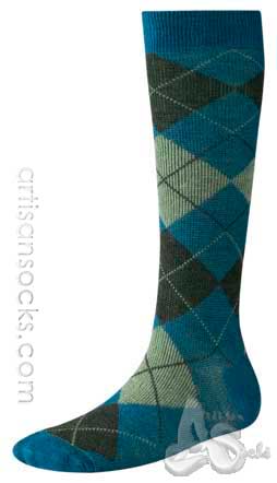 Smartwool Women's Socks DIAMOND DEB Argyle Knee High Socks