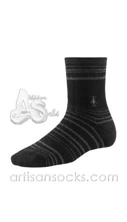 Smartwool W Roundabout Crew Striped Wool Ankle Socks