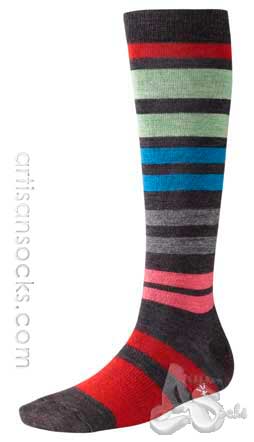 Smartwool LATTE STRIPECCINO Striped Knee High Women's Socks