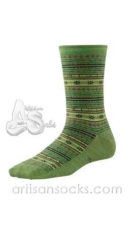 Smartwool Women's Socks MINI FAIRISLE Striped Short Crew Socks