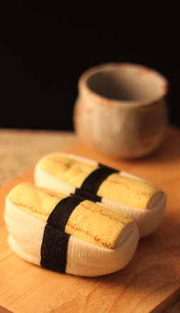 Tamago Egg Sushi Socks