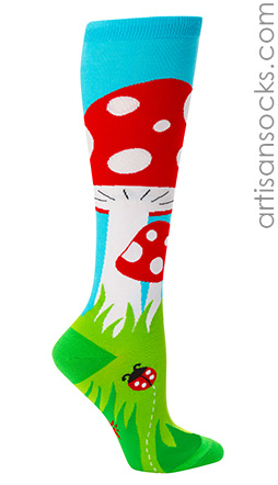 Toadstool Knee Highs