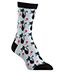 Black Cat Crew Socks