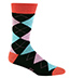 Men's Bright Argyle Crew Socks