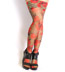 Roses and Leopard Print Thigh Highs