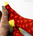 Dieselsweeties Red Robot Novelty Fun Cotton Knee High Socks