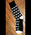 Dieselsweeties Pixel Skull Novelty Fun Cotton Knee High Socks