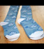 Dieselsweeties Pixel Cloud Novelty Fun Cotton Knee High Knee Socks