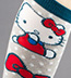 Hello Kitty Knee High Socks with Polka Dots