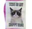 Grumpy Cat Happy Face Crew Socks