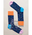 Happy Socks Dotted Cotton Crew Socks