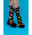 Happy Socks Big Dots Dotted Cotton Crew Socks