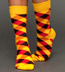 Happy Socks Multi Color Orange Argyle Socks