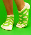 Happy Socks Low Big Dots - Green Dotted Anklet Socks