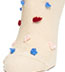 Hansel From Basel Organic Cotton Puff Dot Crew Socks - Ivory