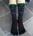 Skull Toe Sock - Black