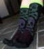 Skull Toe Sock - Black