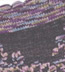 K.Bell Space Dyed Floral Tapestry - Blue / Purple Cotton Crew Socks