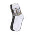 Cat Family White Cotton Crew Socks