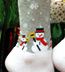 K. Bell Snowman Holiday Crew Socks