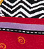 K. Bell Laurel Burch Polka Dot Cat - Red Cotton Crew Socks