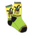 K.Bell Laurel Burch Rainbow Giraffes - Yellow / Green Cotton Socks