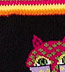 K. Bell Laurel Burch Polka Dot Black Leopard Cotton Socks