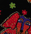 K. Bell Laurel Burch Canine Family - Black Cotton Crew Socks