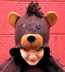 Wool and Fleece Animal Hat: Teddy Bear Beanie