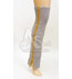 Lara Kazan Lt Grey / Yellow Zipper Wool Knit Leg Warmers