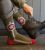 Men's Army Star Crew Socks