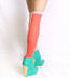 Minga Berlin Two Tone Socks - Two Face Cherrylips Over the Knee Socks