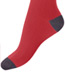 Gray and Fire Engine Red Over the Knee Socks