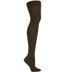 Ozone ANGORA JAMBIERE BROWN Angora Thigh High Socks