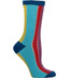 Ozone Coming and Going Blue Crew Socks