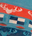 Ozone Reindeer Pattern Blue Knee High Knee Socks