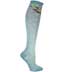 Ozone Sakura Flower Knee Socks - Blue