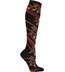 Ozone Northeast Flowers Black Knee High Knee Socks