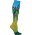 Ozone Sunny, Cloudy, Night Turquoise Knee High Knee Socks