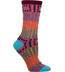 Ozone Gridlock Red Short Crew Socks - Reversible