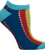 Ozone Coming and Going Navy No Show Socks - Footies