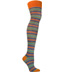 Ozone OTK Orange Pop Stripes Over the Knee Socks